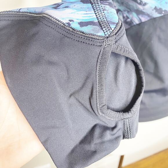 Lululemon New Route Half Zip Black/Frozen Island Multi Size 4 - Picture 4 of 8